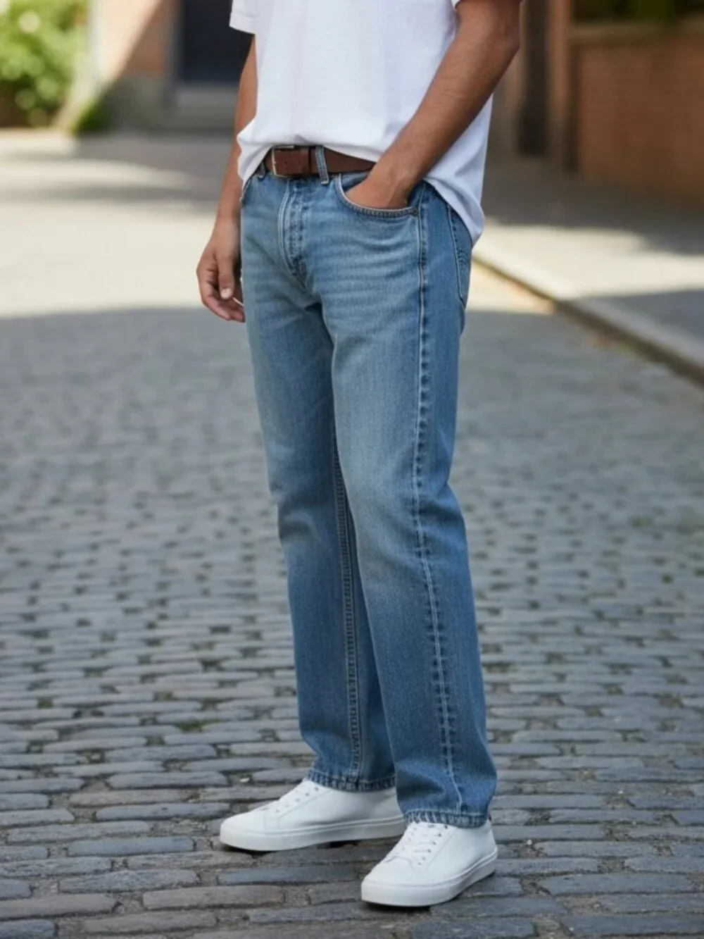 Levi’s 505 classic straight Leg jeans Light Wash Denim 34 x 30 Men’s denim Pants